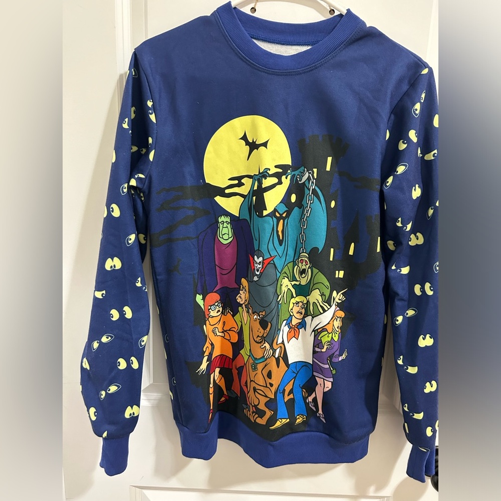 Vintage ScoobyDoo sweater *eyes glow in the dark!